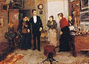 Vladimir Makovsky His First Suit oil painting